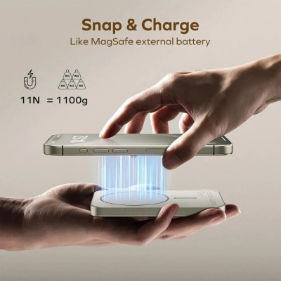 Picture of Momax Q.MAG X1 Magnetic Wireless Battery Pack 10000mAh