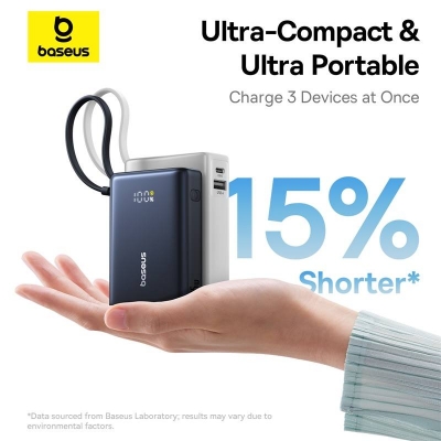 Picture of Baseus PicoGo 45W 10000mAh PowerBank Digital Display With Built-in Type-c