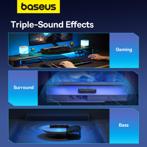 Picture of Baseus AeQur DS10 Mini Soundbar Desktop Bluetooth Speaker