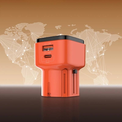 Picture of LDNIO Q2420 45W Universal Adapter with Retractable Four Types of Pins