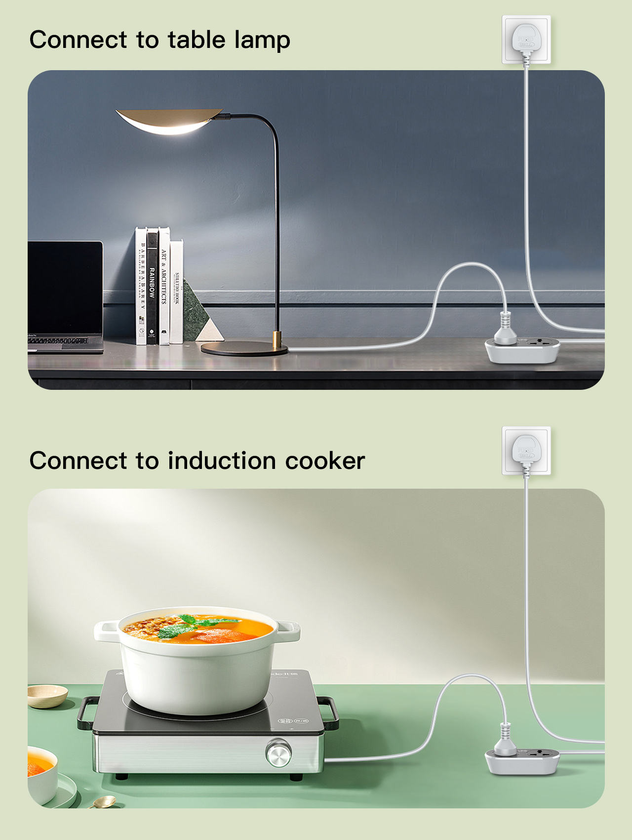 Picture of Ldnio SC2018 Portable Power Extension Cord Multi Function Charger UK Surge Protector Universal Electrical Multi Extension Socket