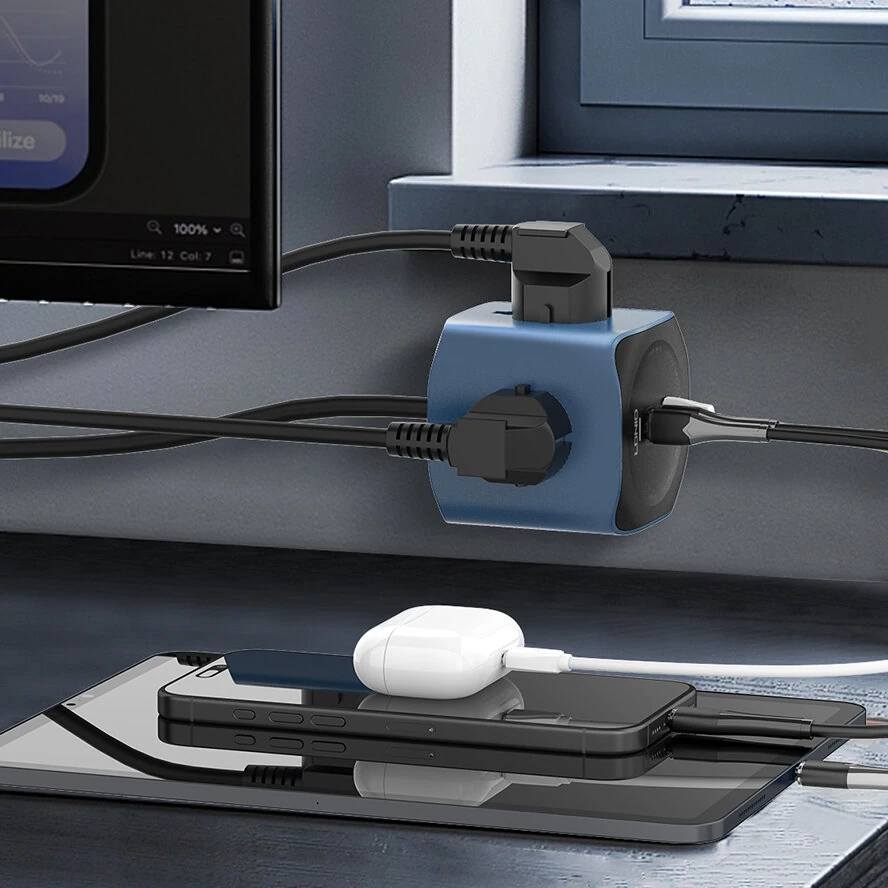 Picture of LDNIO SC3319 6-in-1 65W Power Socket Cube Fast & Universal