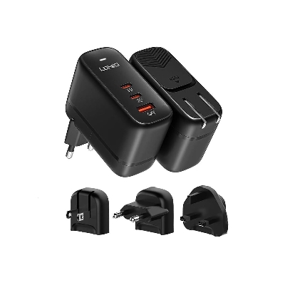 Picture of LDNIO Q366 GaN 65W PD QC4.0+ Triple Port Fast Charger - USB-C Power Delivery Travel Adapter for iPhone & Android Devices