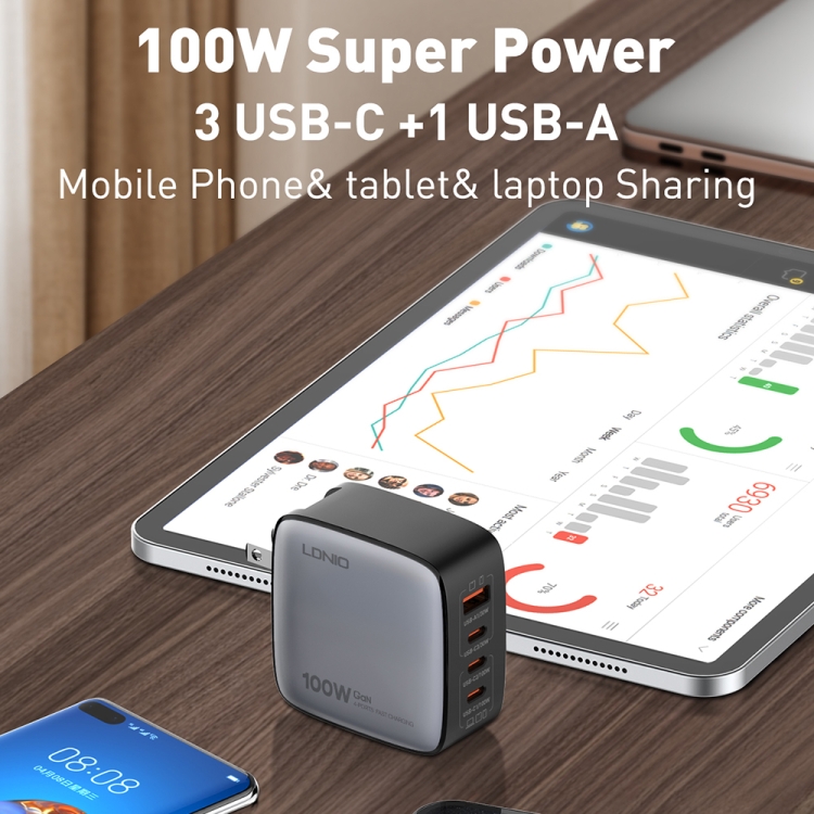 Picture of LDNIO (Q408) 100W SUPER FAST CHARGER