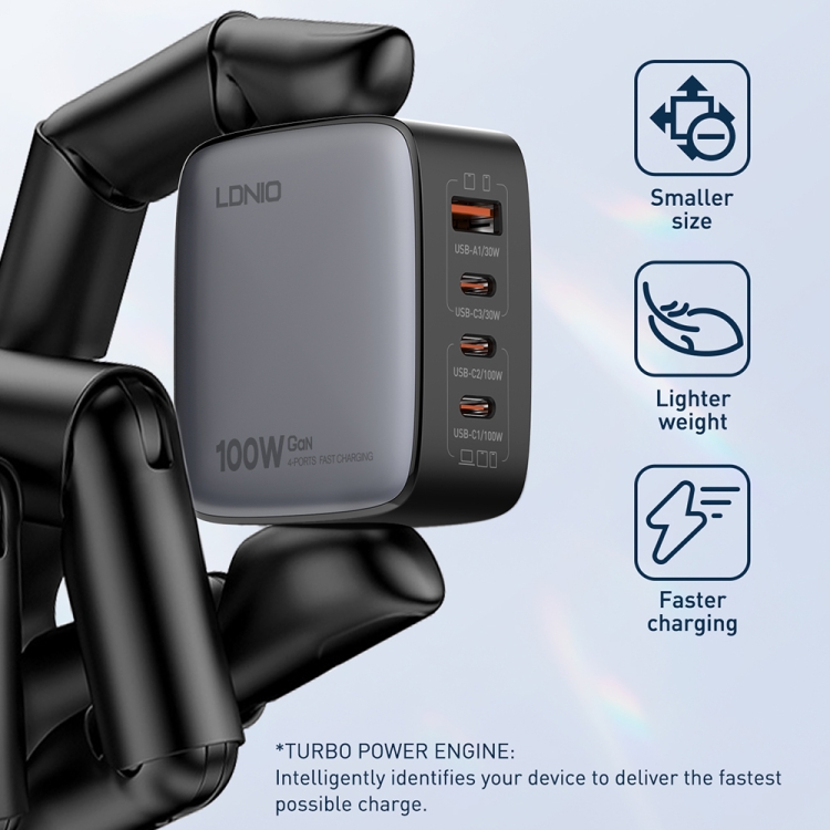 Picture of LDNIO (Q408) 100W SUPER FAST CHARGER