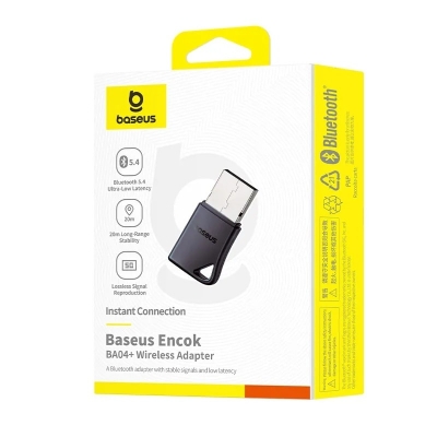 Picture of Baseus Bluetooth Receiver Encok BA04+ 5.4 Version 20M Long Distance Connection