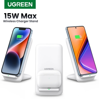 Picture of UGREEN 15W Wireless Charger Stand | Supports Wireless Qi Charging Function