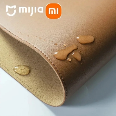 Picture of XIAOMI Mijia Office Mouse Pad Double Layer Solid Color Leather Cork Gaming Desk Dirt Resistant Large Waterproof For Mouse Pad