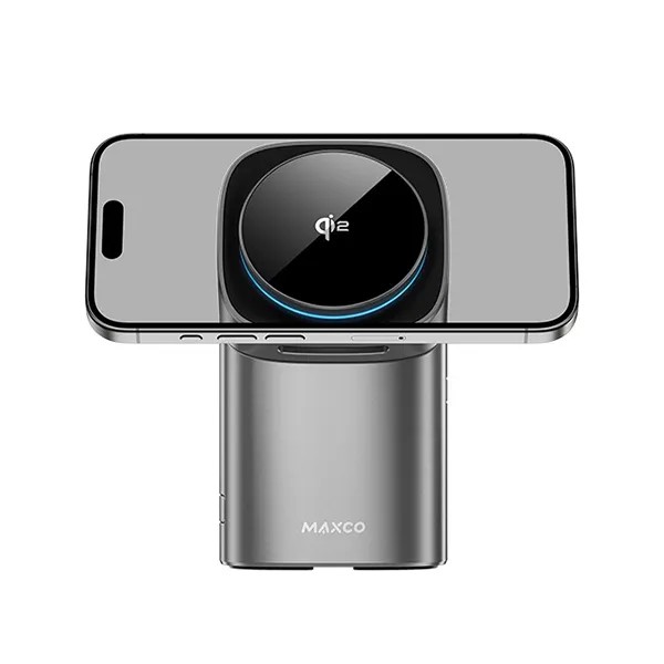 Picture of Maxco MW15 Geometry II Qi2 15W 3-in-1 Magsafe Wireless Charger