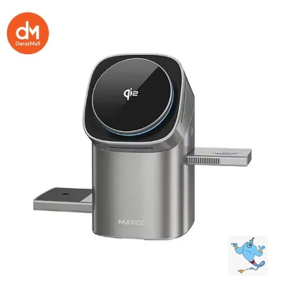 Picture of Maxco MW15 Geometry II Qi2 15W 3-in-1 Magsafe Wireless Charger