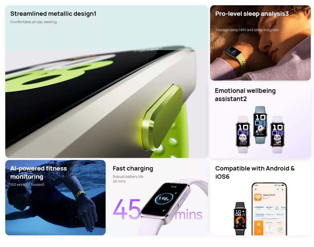 Picture of Huawei Band 10 Fitness Tracking Meets Style with AMOLED Display