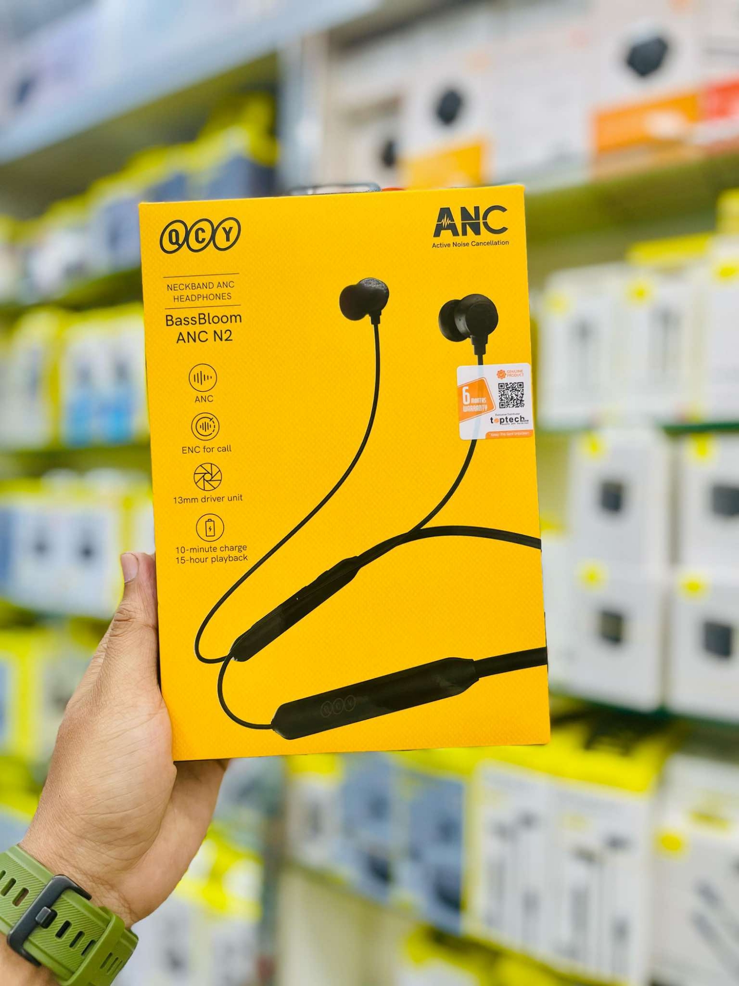 Picture of QCY BassBloom ANC N2 In-ear Neckband Headphones