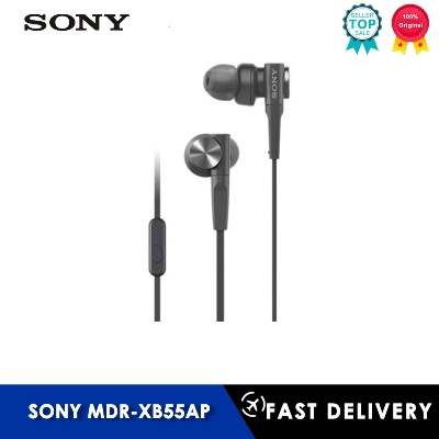 Picture of Original Sony MDR-XB55AP Premium In-Ear Extra Bass Earphone with Mic