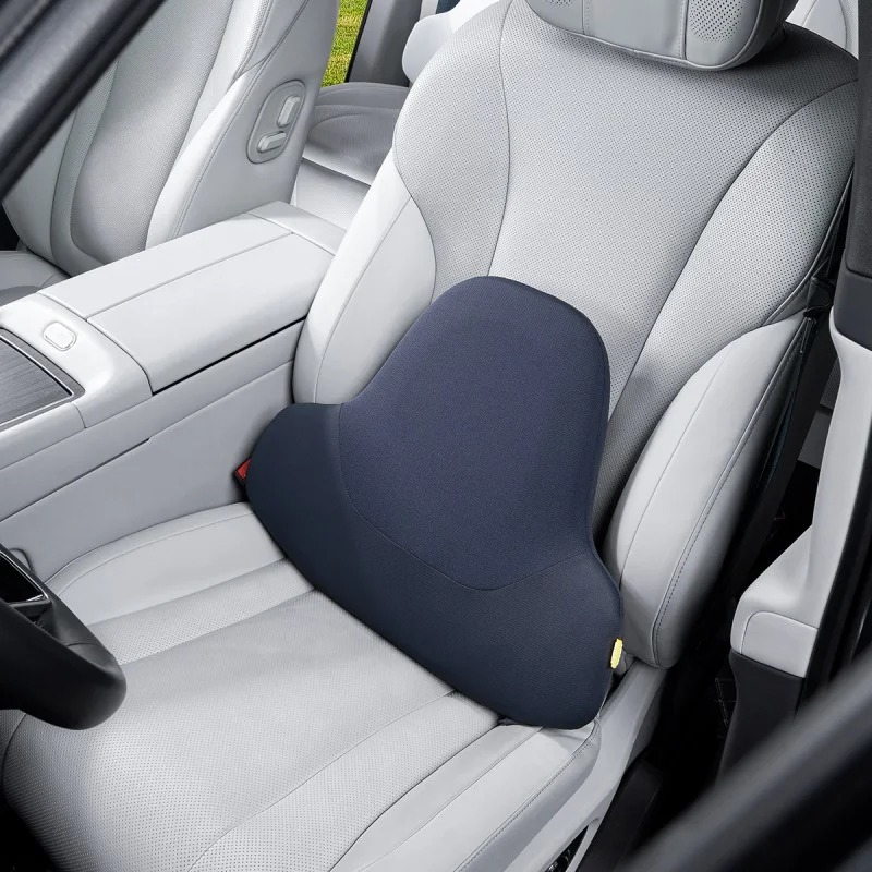 Picture of Baseus PrimeTrip VH1 Breathable Car Lumbar Pillow Memory Foam Protection Lumbar Backrest Cushion 3D Hollow Structure Car Cushion