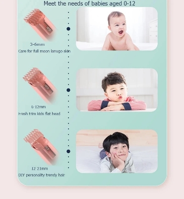 Picture of Enchen YOYO Baby Hair Clipper, Silent Low Noise Electric Hair Trimmer For Children