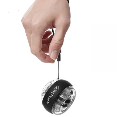 Picture of Yunmai Anti-stress Wrist Trainer LED Gyroball Essential Spinner Gyroscopic Forearm Exerciser Gyro Ball