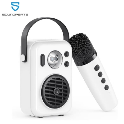 Picture of SoundPEATS Hi-Singing Karaoke Speaker with Wireless Microphone, for Kids & Adults, Portable Bluetooth Speaker