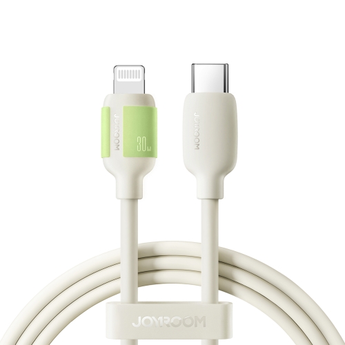 Picture of JOYROOM S-A53 Fluorescent Series 30W Type-C to 8 Pin Fast Charging Data Cable, Length: 4ft