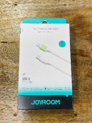 Picture of JOYROOM S-A53 Fluorescent Series 30W Type-C to 8 Pin Fast Charging Data Cable, Length: 4ft