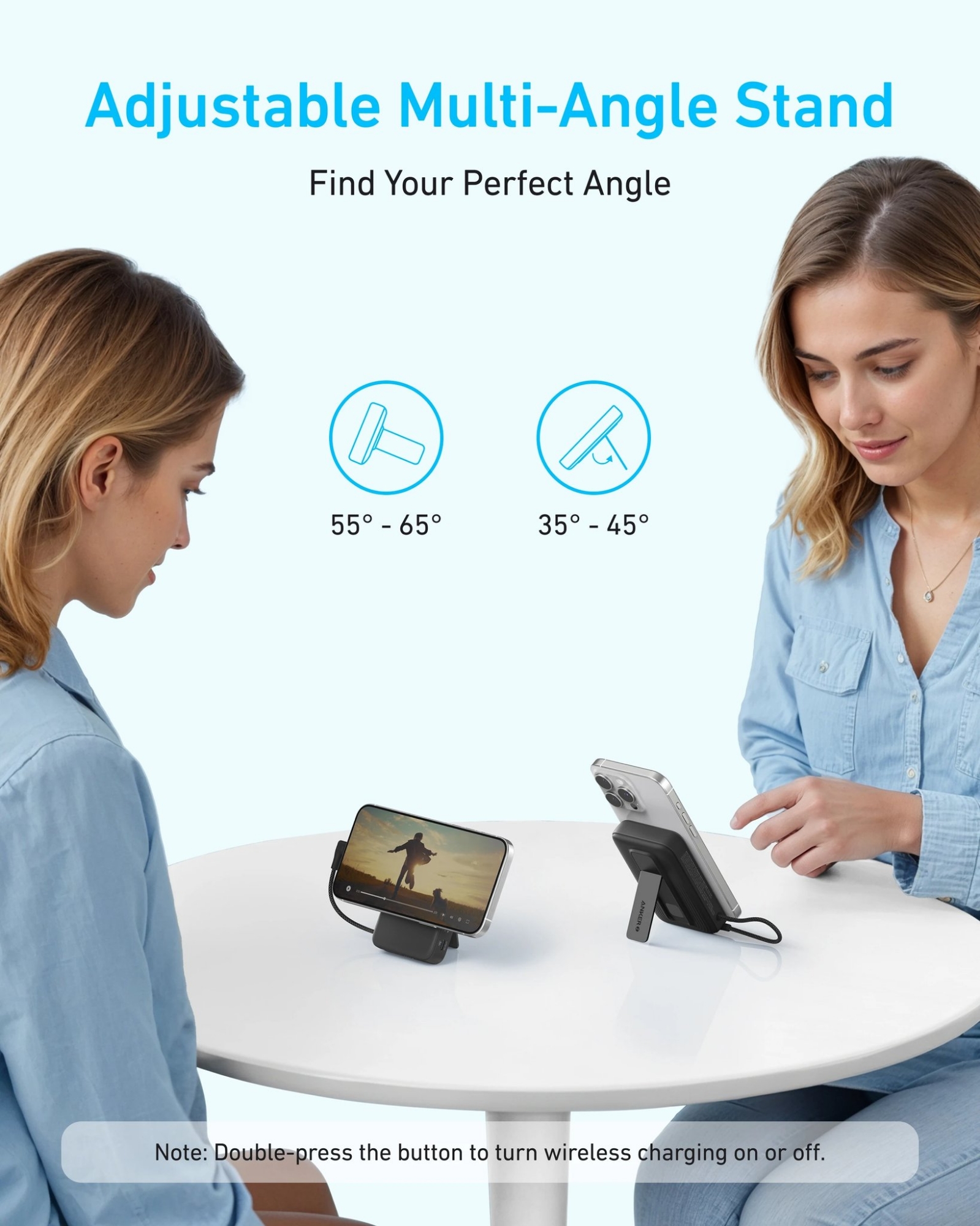 Picture of Anker Zolo 10000mah 30W Magnetic Power Bank with Built-in USB-C Cable