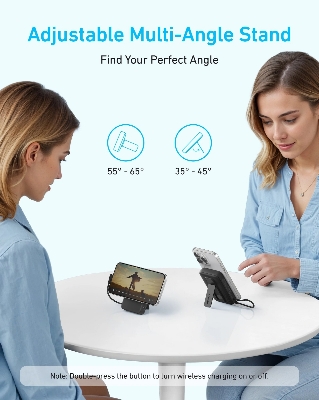 Picture of Anker Zolo 10000mah 30W Magnetic Power Bank with Built-in USB-C Cable