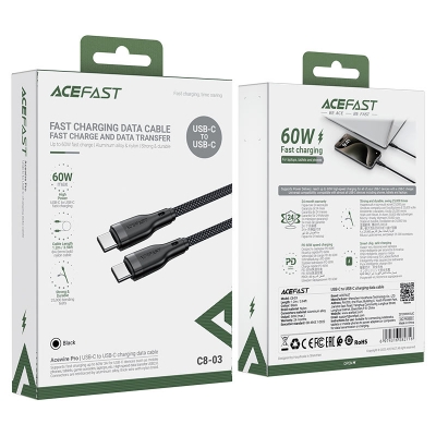 Picture of Acefast Charging Data Cable C8-03 USB-C to USB-C 60W