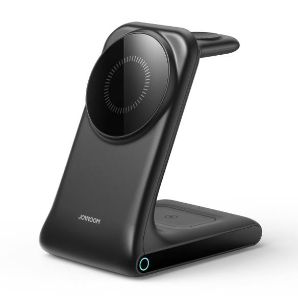 Picture of JOYROOM JR-W15 3 in 1 Magnetic Wireless Charging Phone Holder(Black)