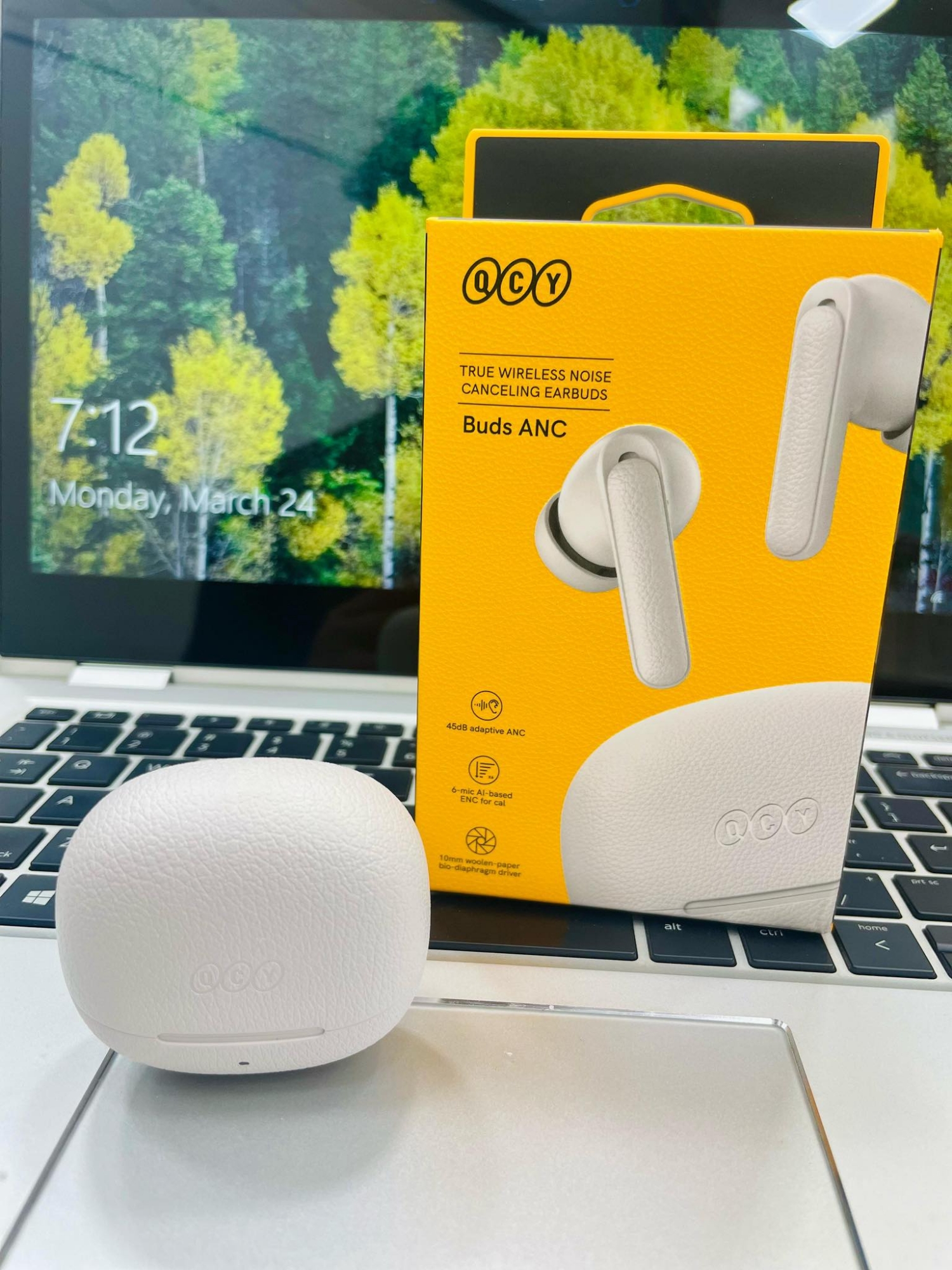 Picture of QCY Buds ANC HT15 45dB Adaptive ANC Wireless Earbuds