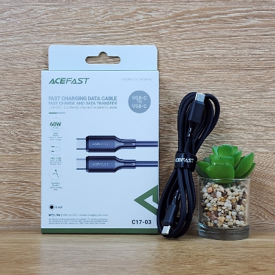 Picture of Acefast c17-03 USB-C to USB-C Charging Data Cable