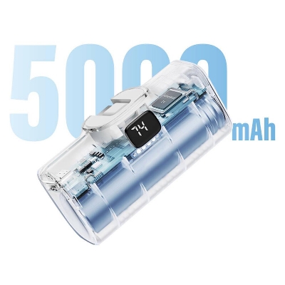 Picture of WiWU Wi-P017 Capsule Series 5000mAh 2-in-1 Lightning Power Bank