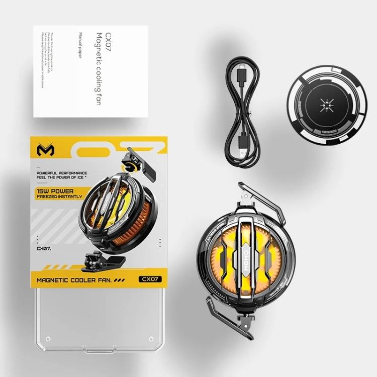 Picture of MEMO CX07 Magnetic Universal Mobile Phone Cooler Semiconductor Cooling Back Clip Phone Radiator