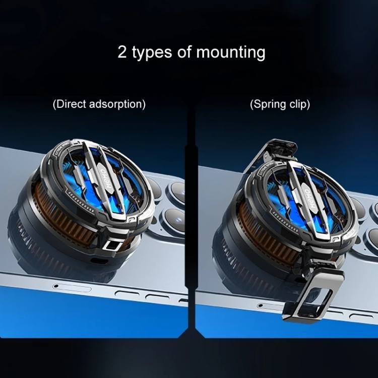 Picture of MEMO CX07 Magnetic Universal Mobile Phone Cooler Semiconductor Cooling Back Clip Phone Radiator