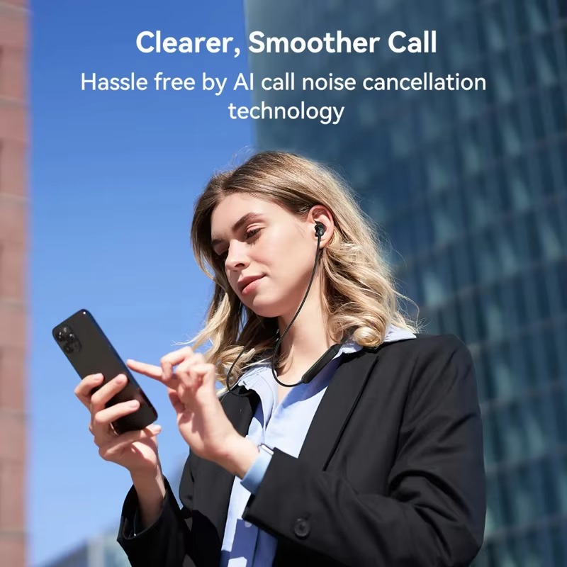 Picture of Edifier W210BT Neckband Bluetooth Earphones Magnetic Type Sport Earbud Hi-Res Wireless Headphone with LDAC Codec IP55 Waterproof