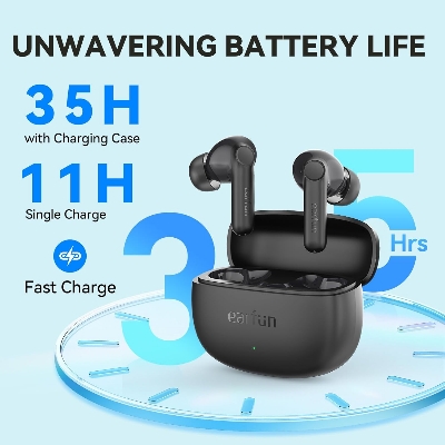 Picture of EarFun Air Life True Wireless Earbuds, 12mm Driver with Deep Bass, Bluetooth 5.4 In-Ear Headphones