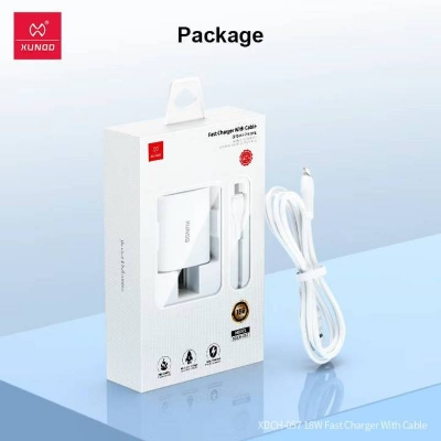Picture of XUNDD-057 Fast Charging iphone Set Charger 18W