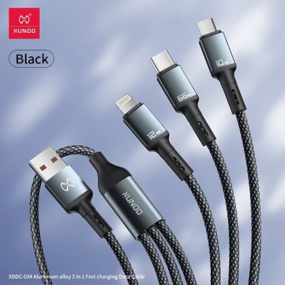 Picture of XUNDD XDDC-034 3 in 1 66W Fast Charging Cable