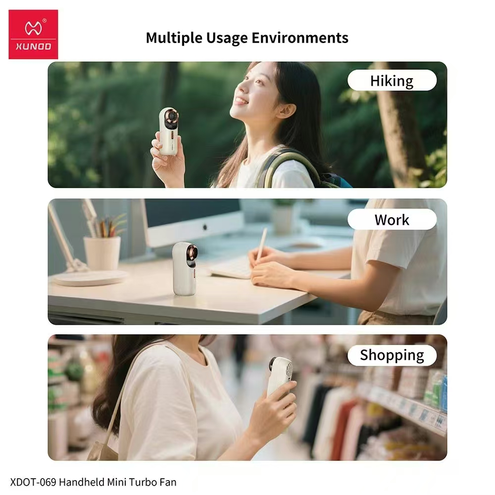 Picture of Xundd XDOT-069 Handheld Mini Turbo Fan  Battery Capacity:1800mAh