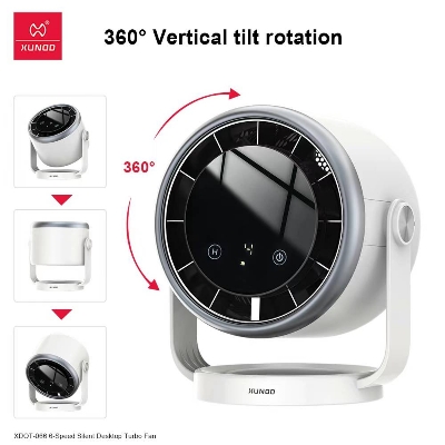 Picture of Xundd XDOT-066 6-Speed Silent Desktop Turbo Fan (3600mAh)