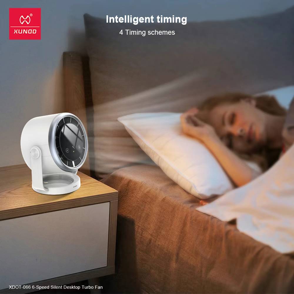 Picture of Xundd XDOT-066 6-Speed Silent Desktop Turbo Fan (3600mAh)
