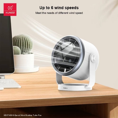 Picture of Xundd XDOT-066 6-Speed Silent Desktop Turbo Fan (3600mAh)
