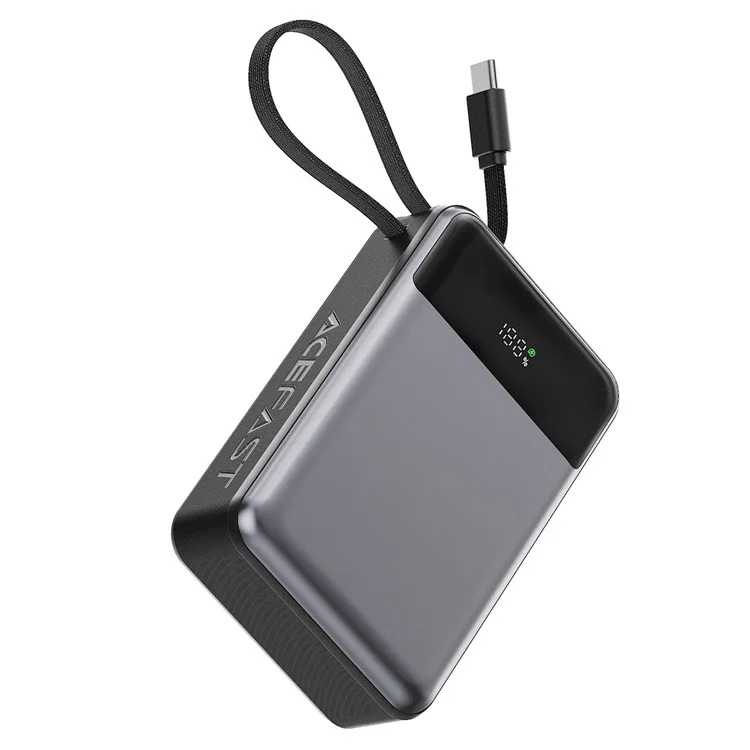 Picture of ACEFAST M21-20000 Power Bank 20000mAh PD 65W Phone Charger with Built-In Type-C Cable