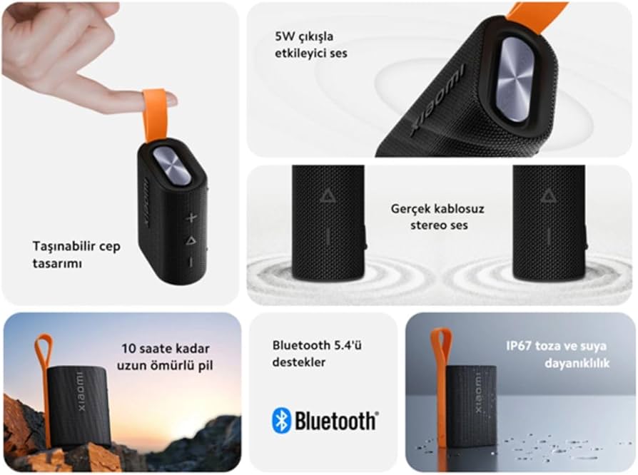 Picture of Xiaomi Sound Pocket | Portable pocket design | True wireless stereo sound | Up to 10 hours long-lasting battery