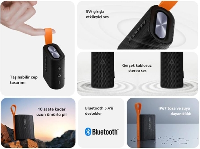 Picture of Xiaomi Sound Pocket | Portable pocket design | True wireless stereo sound | Up to 10 hours long-lasting battery