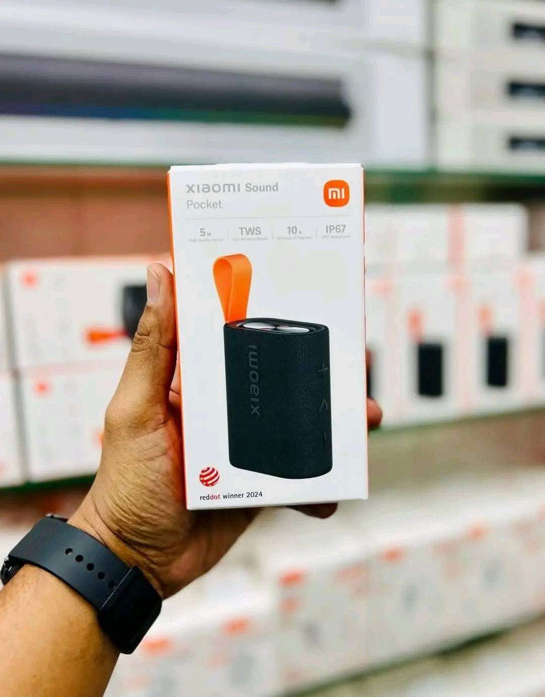 Picture of Xiaomi Sound Pocket | Portable pocket design | True wireless stereo sound | Up to 10 hours long-lasting battery