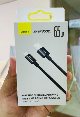 Picture of Baseus Cable Supervooc 65W Superior Series Fast Charging Data Cable USB to Type-C Black 1M/2m,,