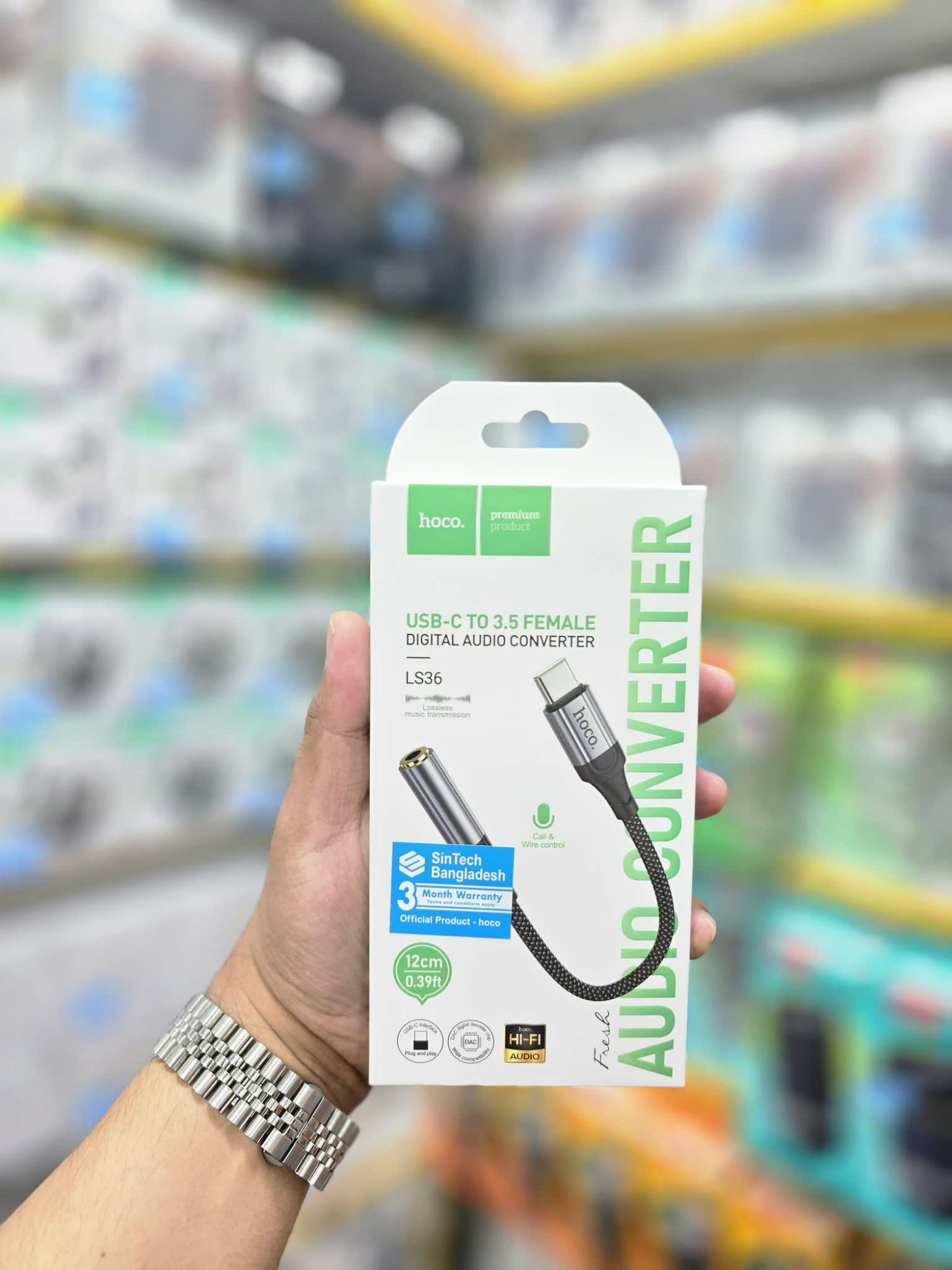 Picture of Hoco LS36 Fresh Digital Type-C to 3.5 Audio Converter