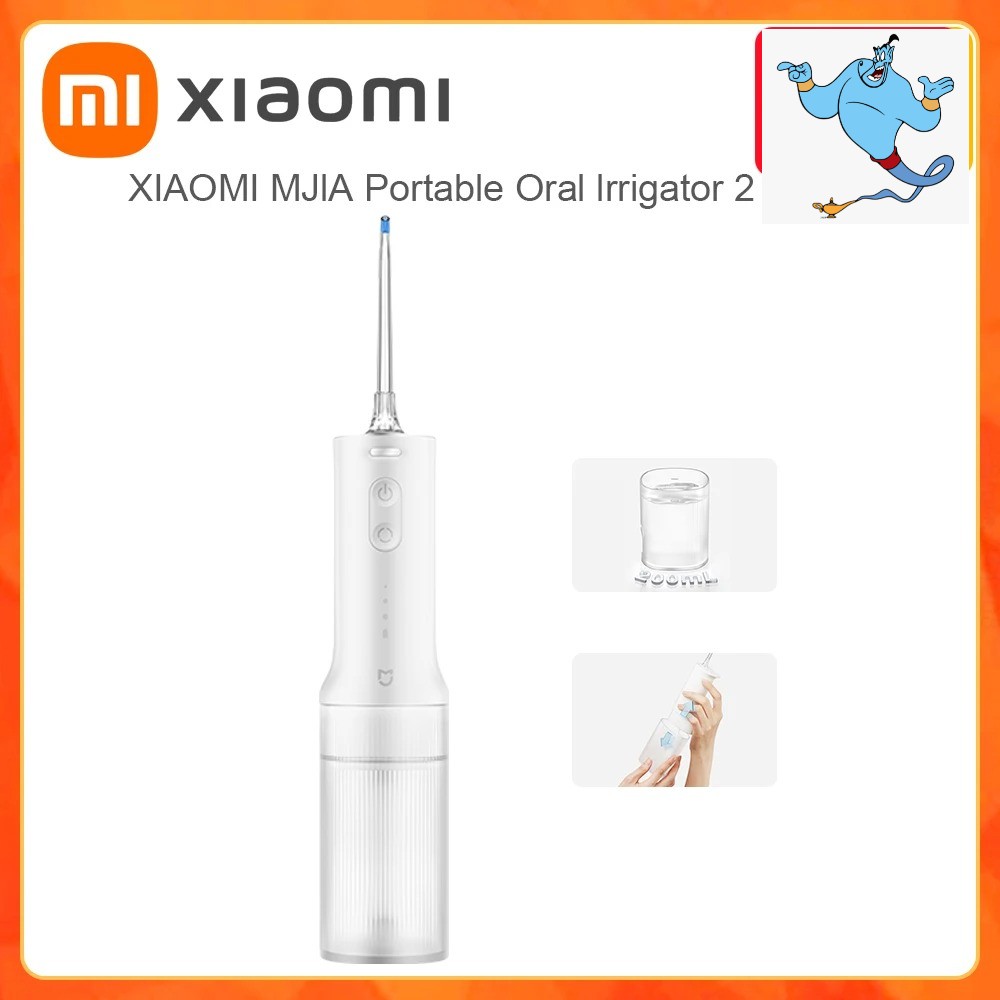 Picture of 2024 XIAOMI MIJIA Portable Oral Irrigator 2 MEO705 Dental Teeth Whitening Flosser bucal tooth Cleaner waterpulse Water Thread