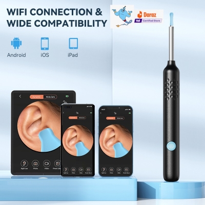 Picture of N3 PRO Wifi Ear Scoop Endoscope Cleaner Wireless Visual Electric Ear Wax Removal Tool Kit with HD Camera