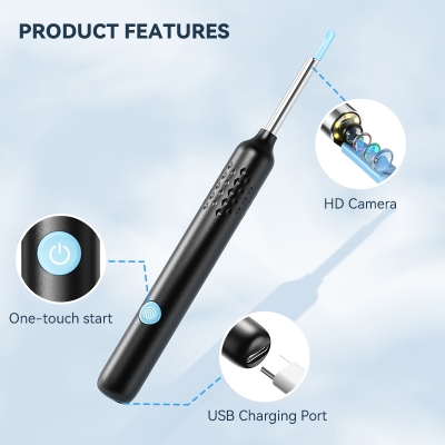 Picture of N3 PRO Wifi Ear Scoop Endoscope Cleaner Wireless Visual Electric Ear Wax Removal Tool Kit with HD Camera