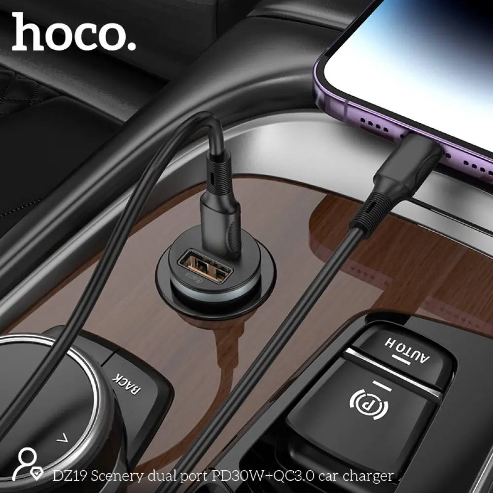 Picture of Hoco DZ19 PD30+QC3.0 Dual Port Car Charger
